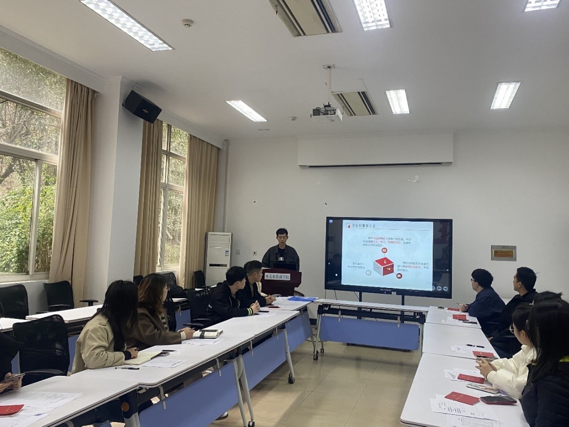 学院党委书记孔祥冬参加2020级水文三班硕士生党支部2022年度组织生活会